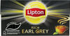 Lipton Thé Noir Rich Earl Grey 25 Sachets - Produit