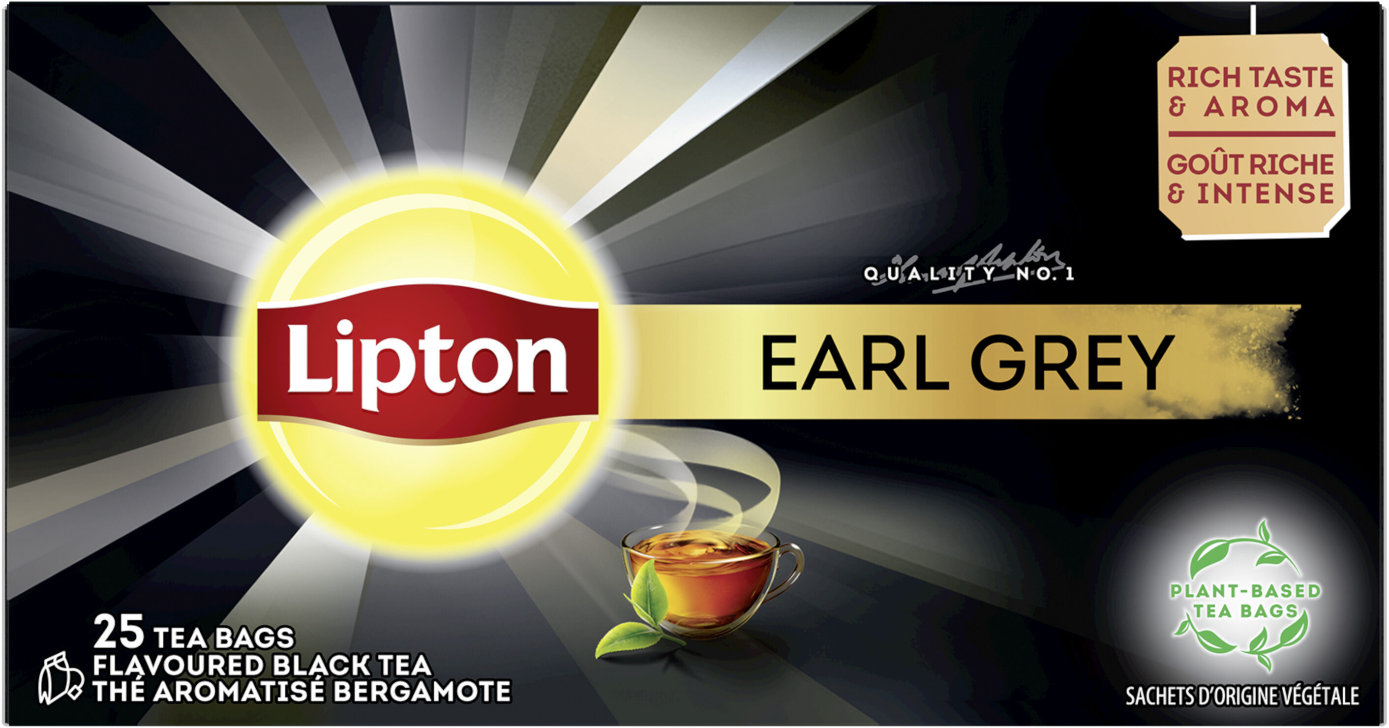 Lipton Earl Grey 25 Sachets - Prodotto - fr