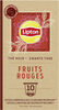 Lipton Thé Noir Fruits Rouges 10 Capsules Compatibles Nespresso® - Produit