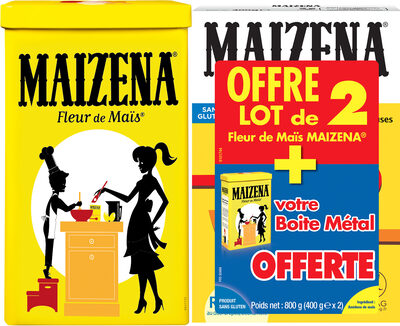 Maizena Farine Fleur de Maïs Sans Gluten 400g Lot de 2 - Producto - fr
