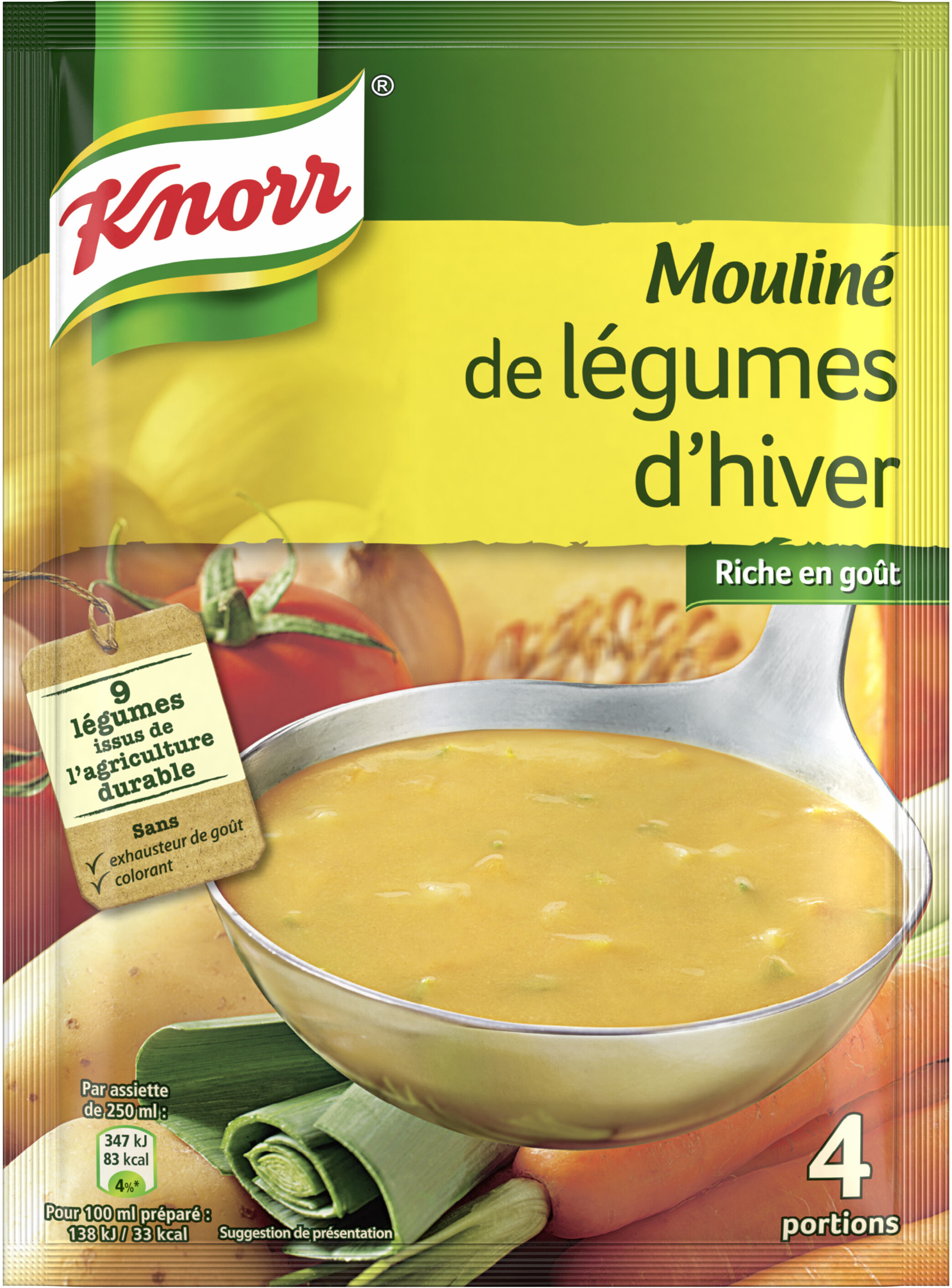 Knorr Mouliné de Légumes d'Hiver 95g 4 Portions - Produit