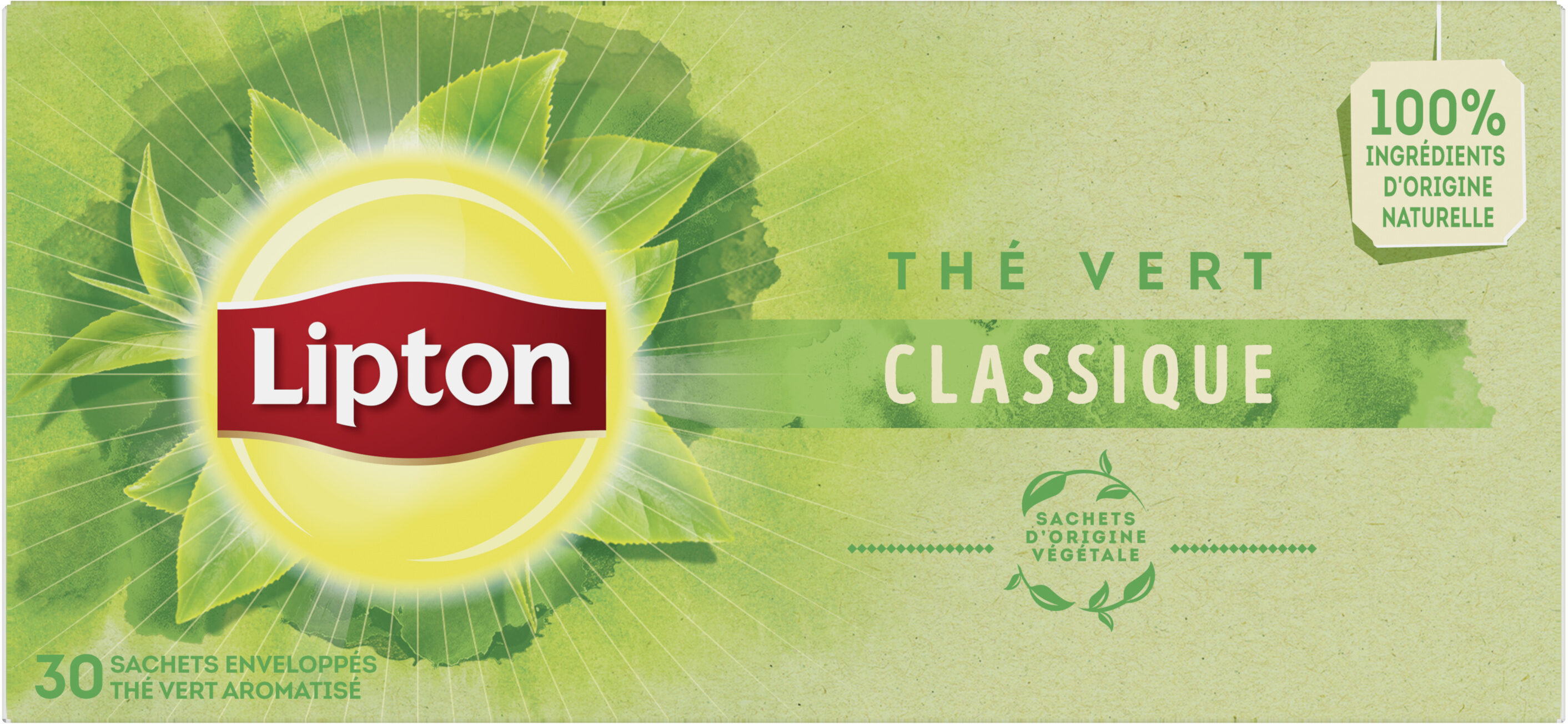 Lipton Thé Vert Classique 30 Sachets - Produkt - fr