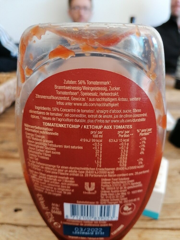 Tomato Ketchup - Zutaten