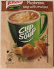 Mushroom soup with croutons - Product