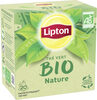 Lipton Thé Vert Bio Nature 20 sachets Pyramid® - Product