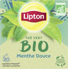 Lipton Thé Vert Bio Menthe Douce 20 Sachets Pyramid® - Produit