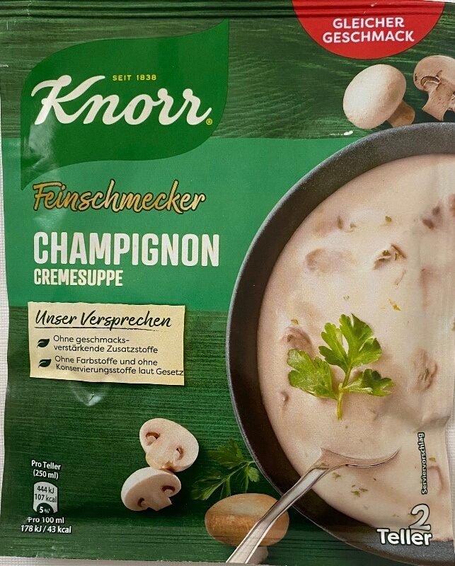 Champignon Cremesuppe - Produkt - fr