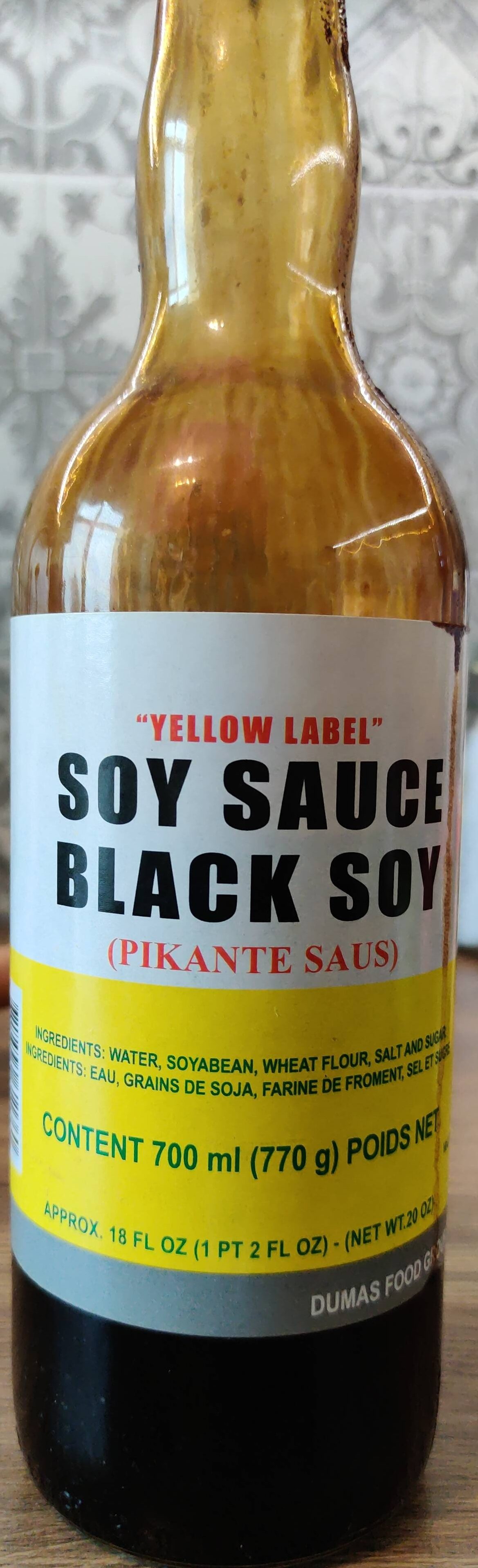 Soy sauce black soy (spicy) - Product - en