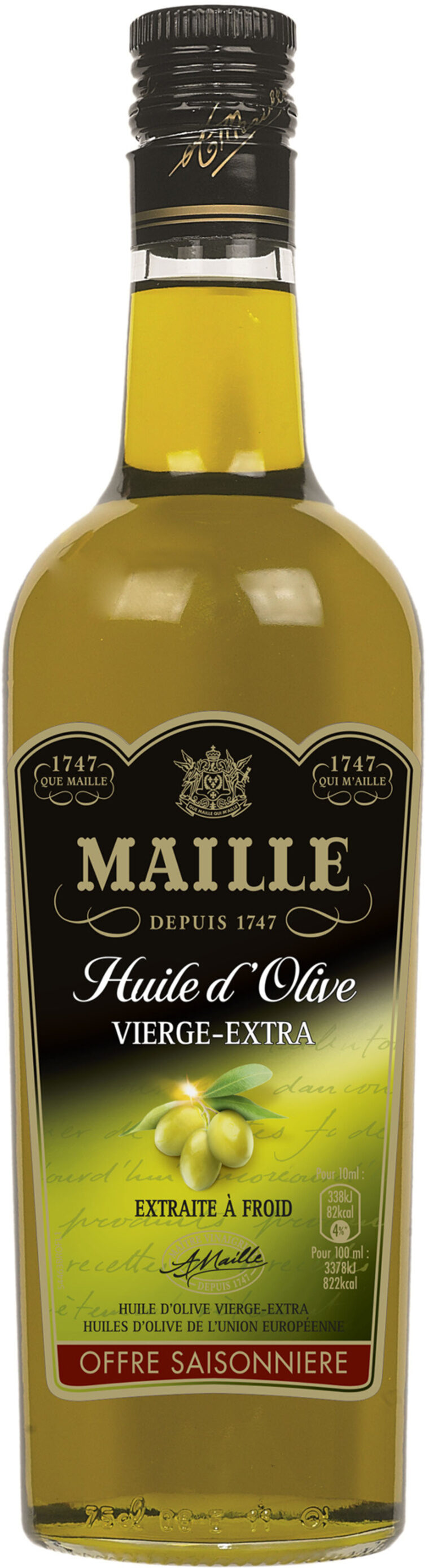 Maille Huile d'Olive Vierge Extra La Classique 75cl Offre Saisonnière - Producto - fr