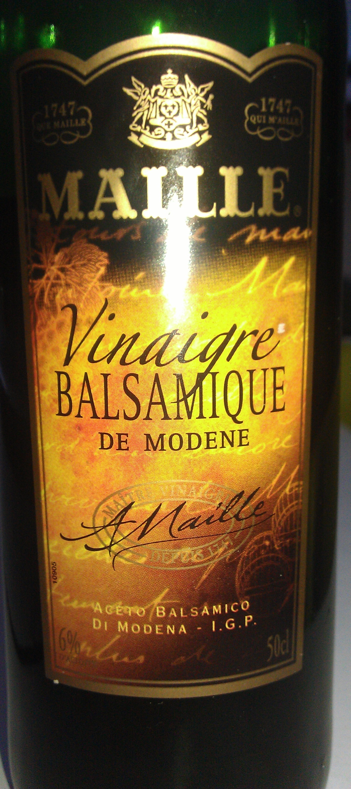 Maille - Vinaigre balsamique de Modène - Produit