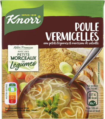 Knorr Soupe Liquide Poule Vermicelles 30cl - Product - fr