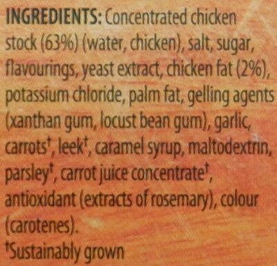 Chicken Stock Pot 8 x - Ingredients