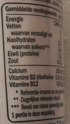 Drinkyoghurt aardbei - Voedingswaarden