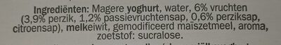 Yoghurt - Ingrediënten