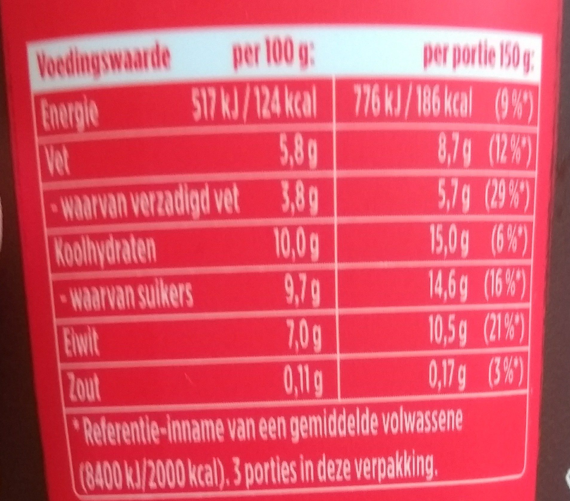 Oops! Choco Choco - Nutrition facts - nl