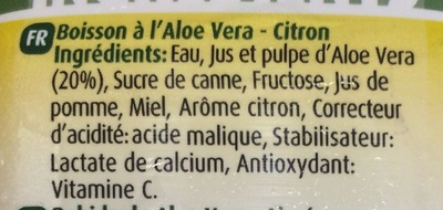 Aloe Lemon - Ingredientes - fr