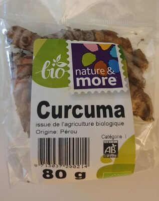 Curcuma - Tableau nutritionnel