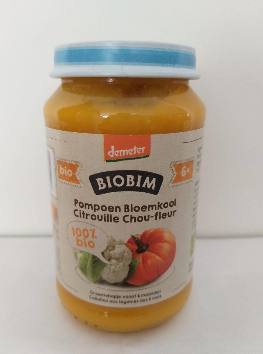 Biobim Citrouille Chou-fleur 6mois+ - Produit