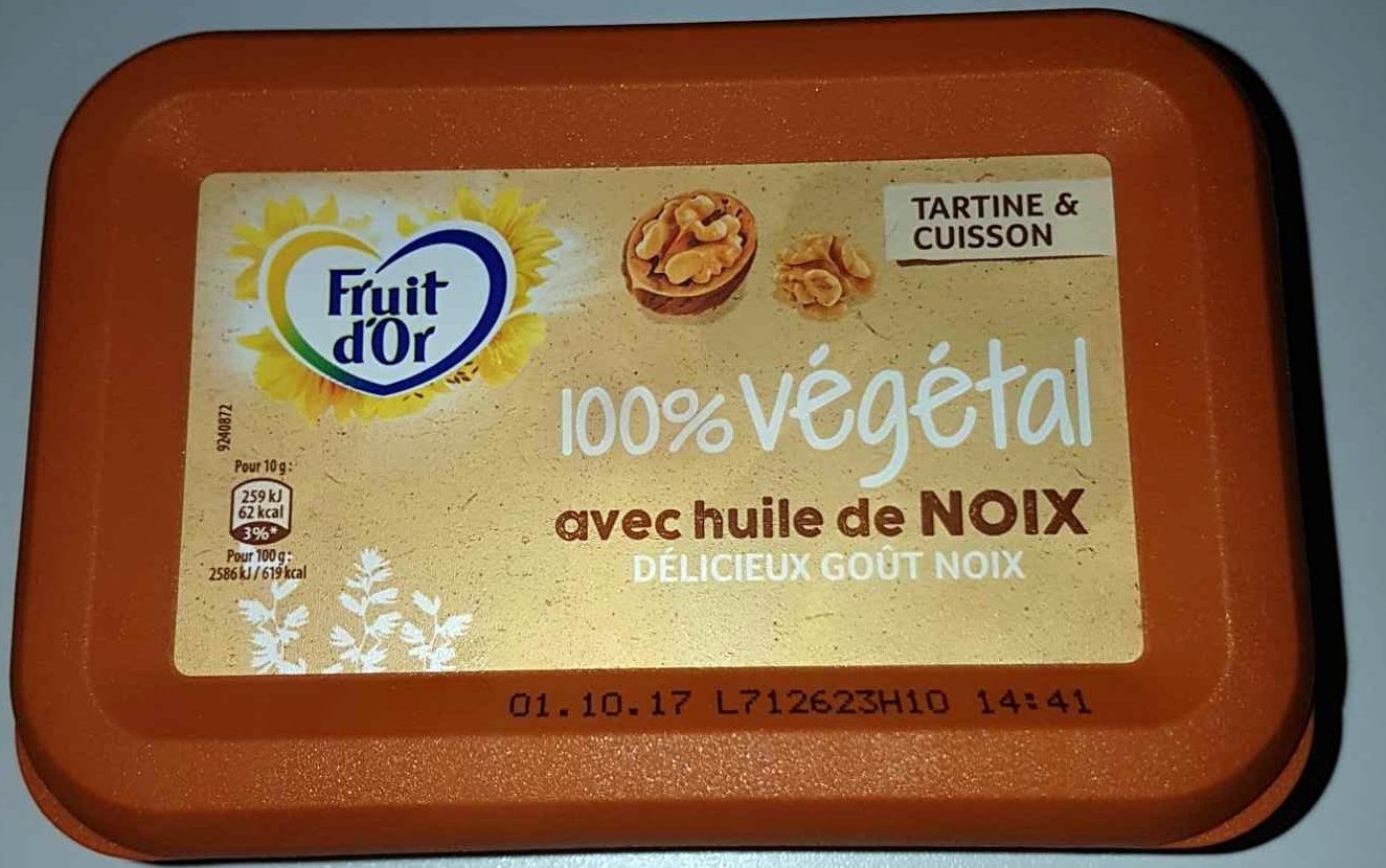 Tartine & cuisson 100% végétal avec huile de noix - Product - fr