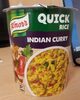 Quick rice Indian curry - Produit