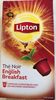 Lipton Thé Noir English Breakfast 10 Capsules - Product