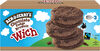 Ben & Jerry's Glace Wich Chocolate Fudge Brownie x3 240ml - Produit