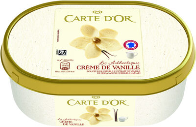 Glace Crème de Vanille, Les Authentiques - Produit