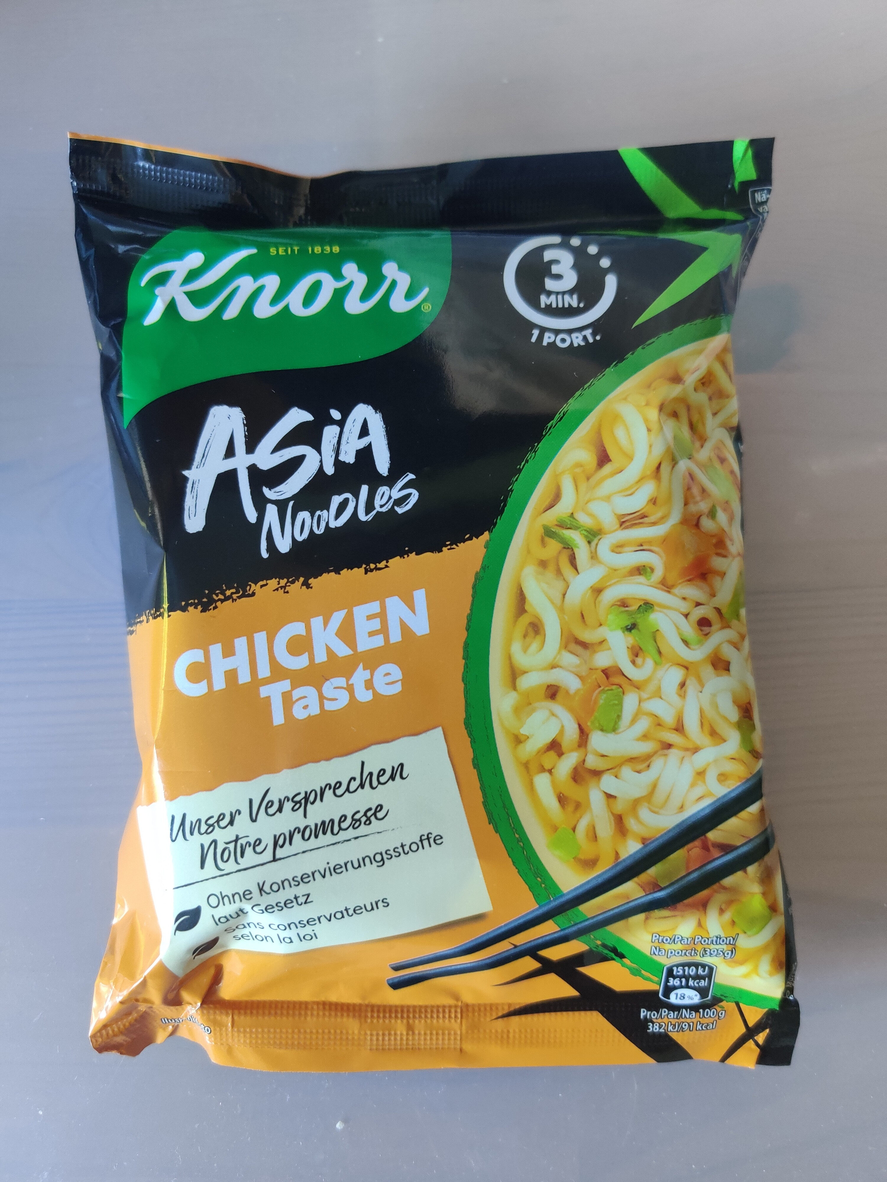 Asia Noodles Chicken - Ingredienti - fr