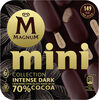 Magnum Glace Bâtonnet Mini Chocolat Noir Intense 6x55ml - Producto