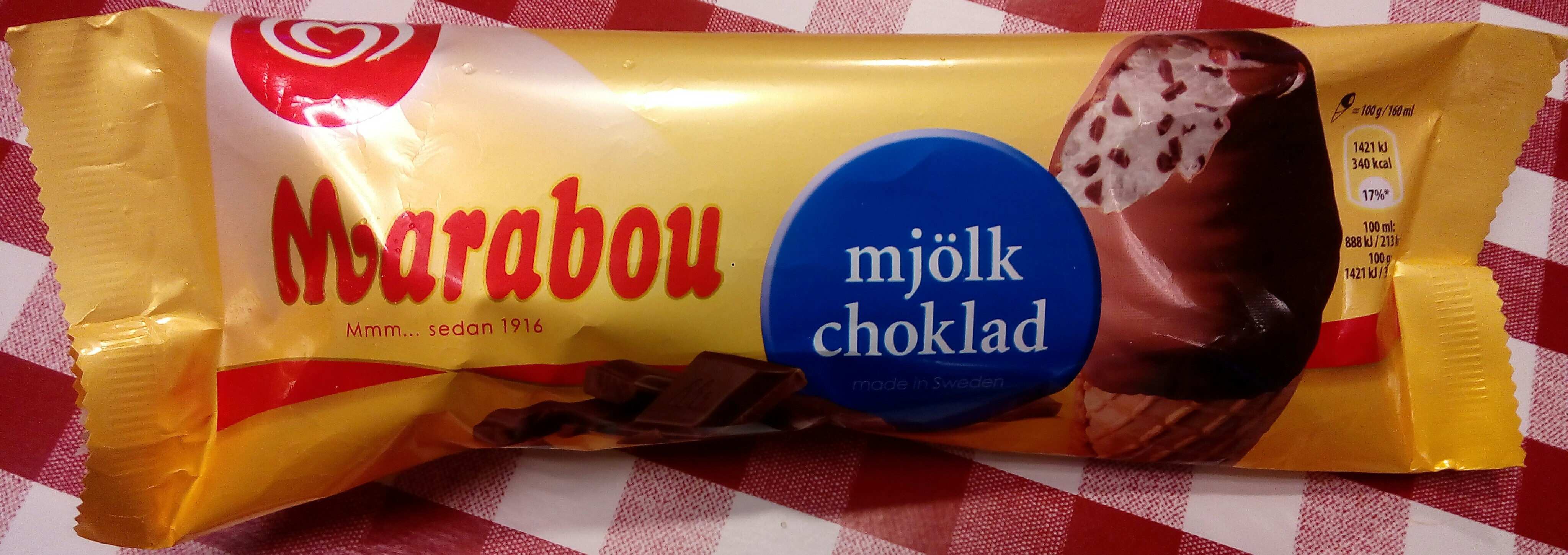 GB Glace Marabou Mjölkchoklad - Produkt
