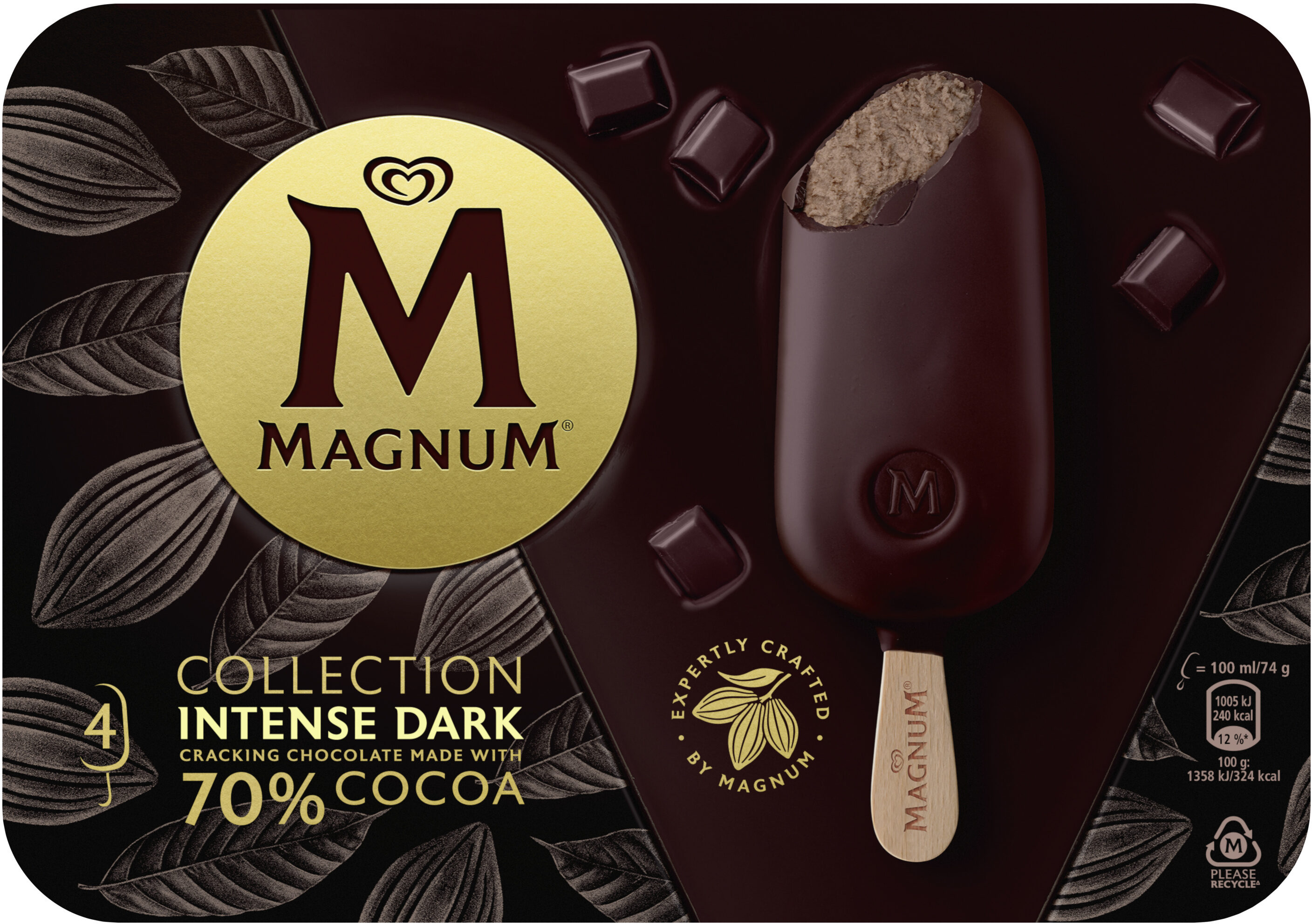 Batonnet Chocolat Intense Dark - Produit