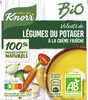 KNORR Soupe Liquide Bio Velouté de Légumes du Potager à la Crème Fraîche 30cl - Product