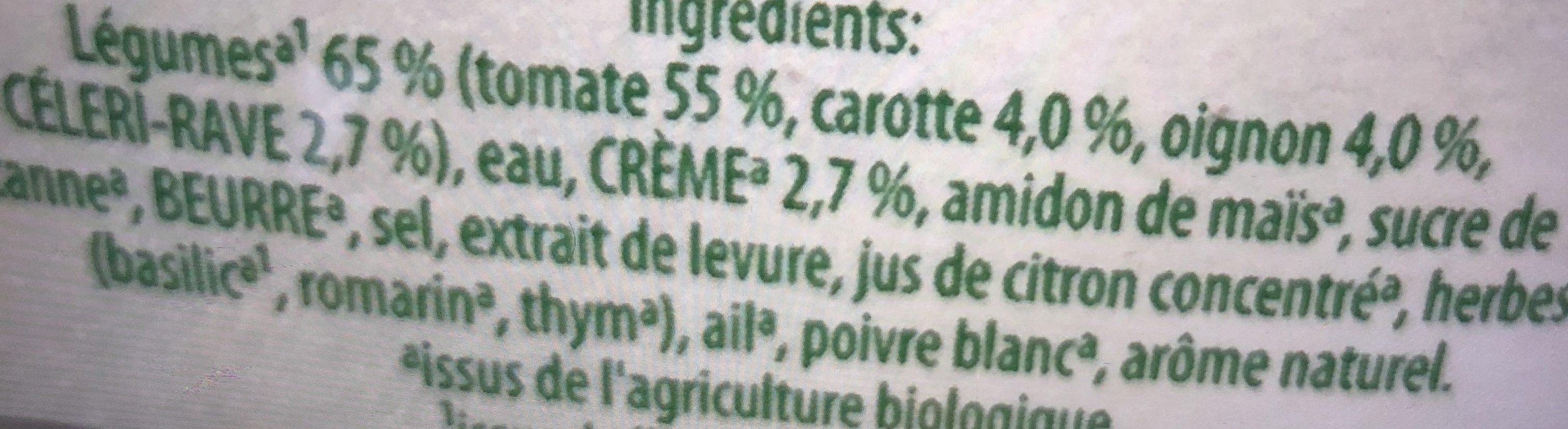 Knorr - Ingrediënten - fr