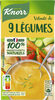 Knorr Soupe Liquide Velouté de 9 Légumes Brique Brique 50cl - Produit
