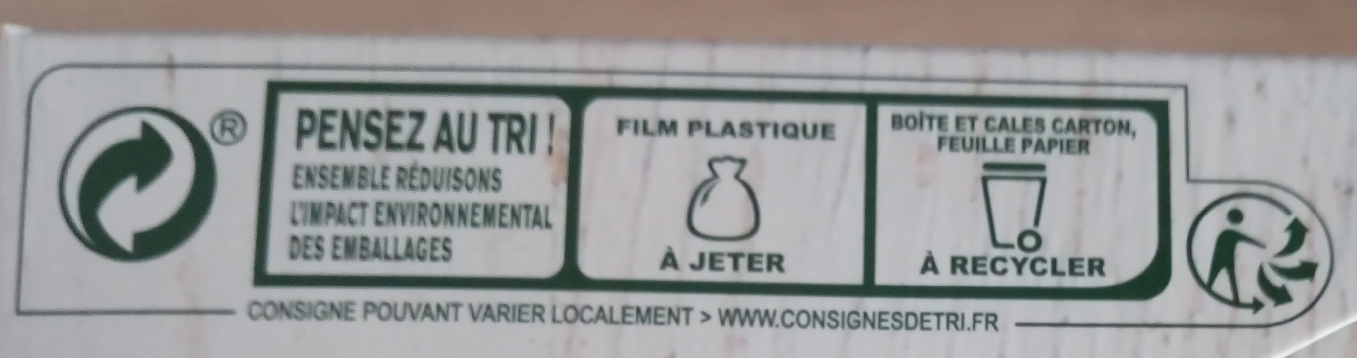 Le Coffret Découverte Infusions parfumées 5 x 10 sachets pyramide - Instrucciones de reciclaje y/o información de embalaje - fr