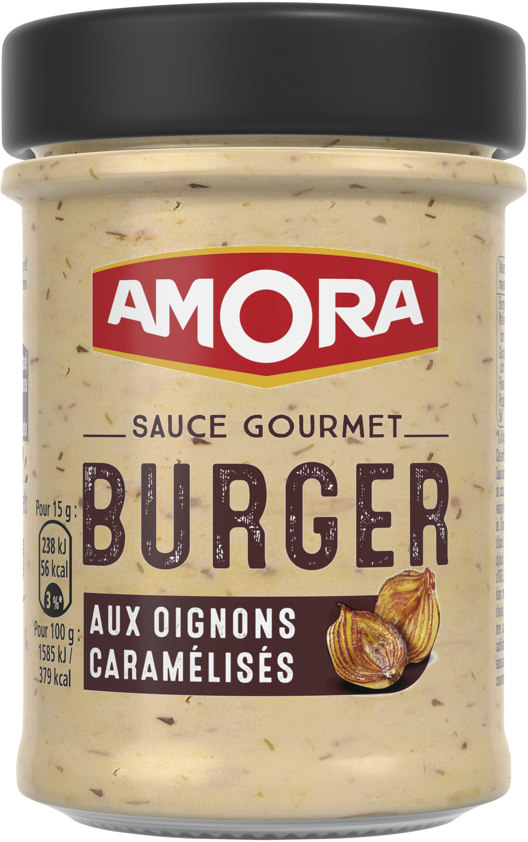 Amora Sauce Gourmet Burger aux Oignons Caramélisés 188g - Product - fr