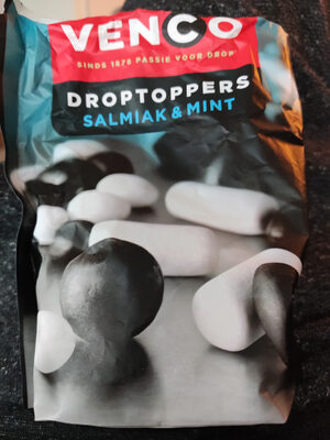 Venco Droptoppers Salmiak & Mint - Product