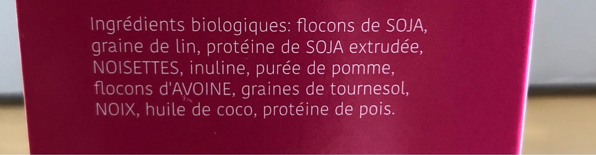 GRANOLA - Ingrediënten - fr