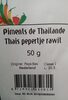 Piments de Thaïlande - Produit