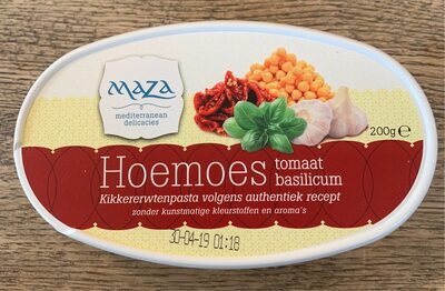 Hoemoes tomaat basilicum - Product