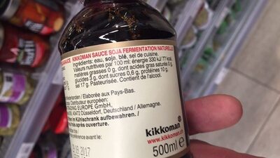 Soy sauce - Ingredients