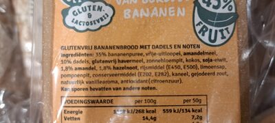 Sunt Bananenbrood - Ingrédients