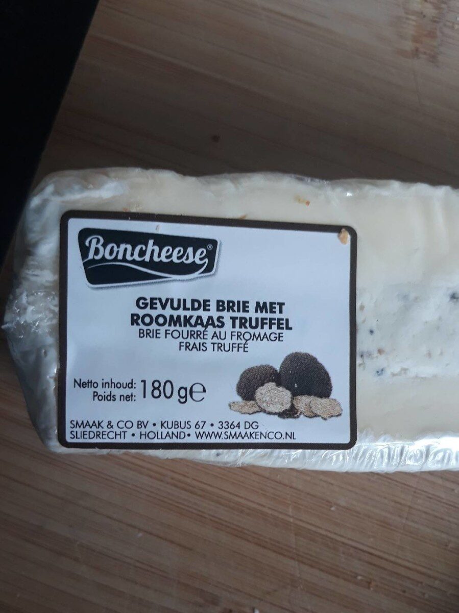 Brie fourré au fromage frais truffé - Produit