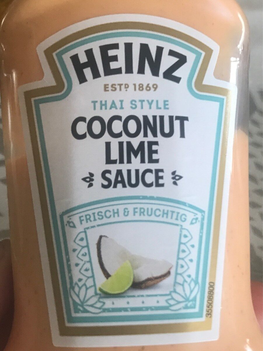 Heinz thai style coconut lime sauce - Produkt