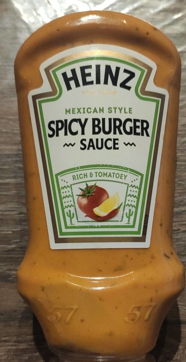 Mexican Style Spicy Burger Sauce - Produit