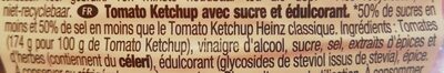 Ketchup - Ingrédients