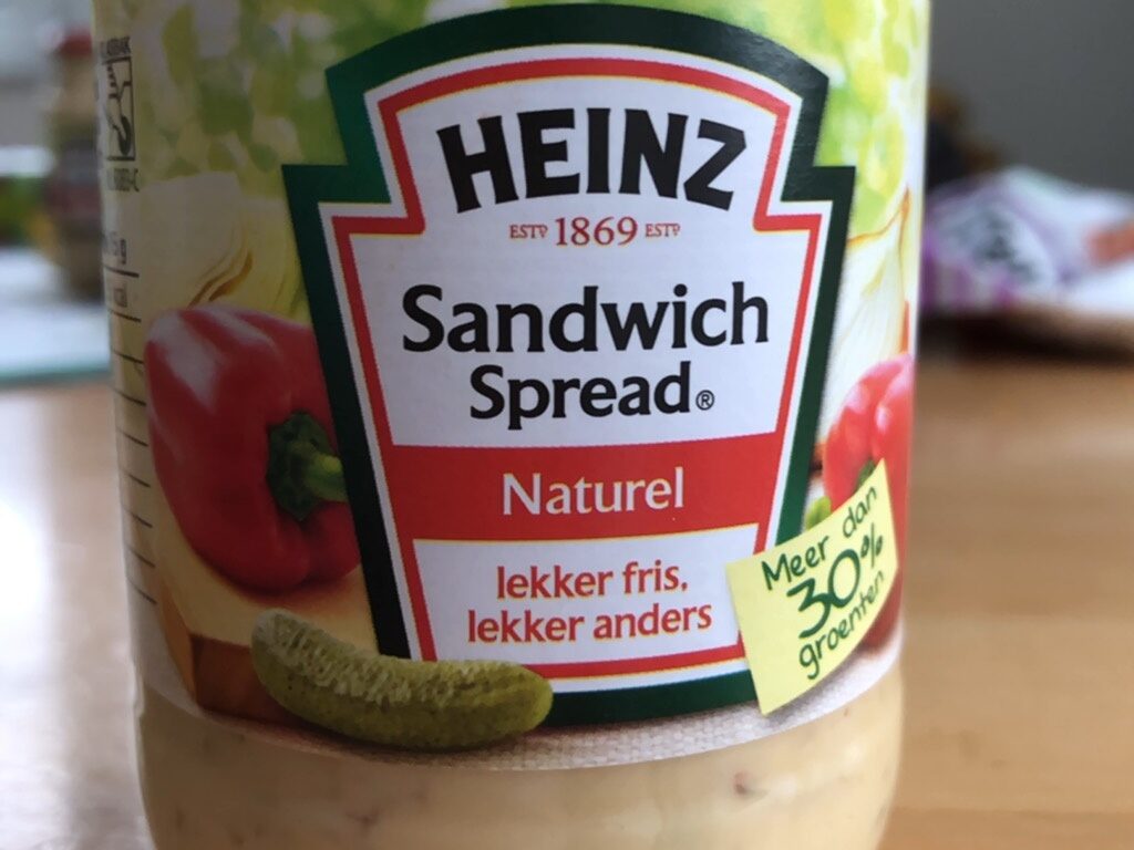 Heinz Sandwich Spread naturel - Product - nl