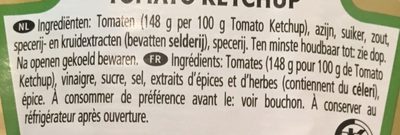 Heinz Tomato Ketchup - Ingrédients