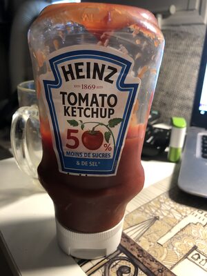 Tomato ketchup 50% moins de sucres & de sel - Produkt - en