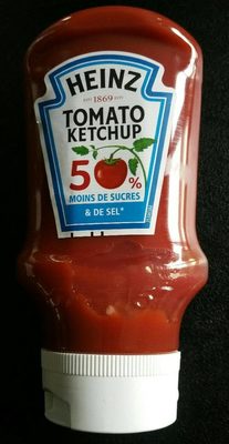 Tomato ketchup 50% moins de sucres & de sel - Produit
